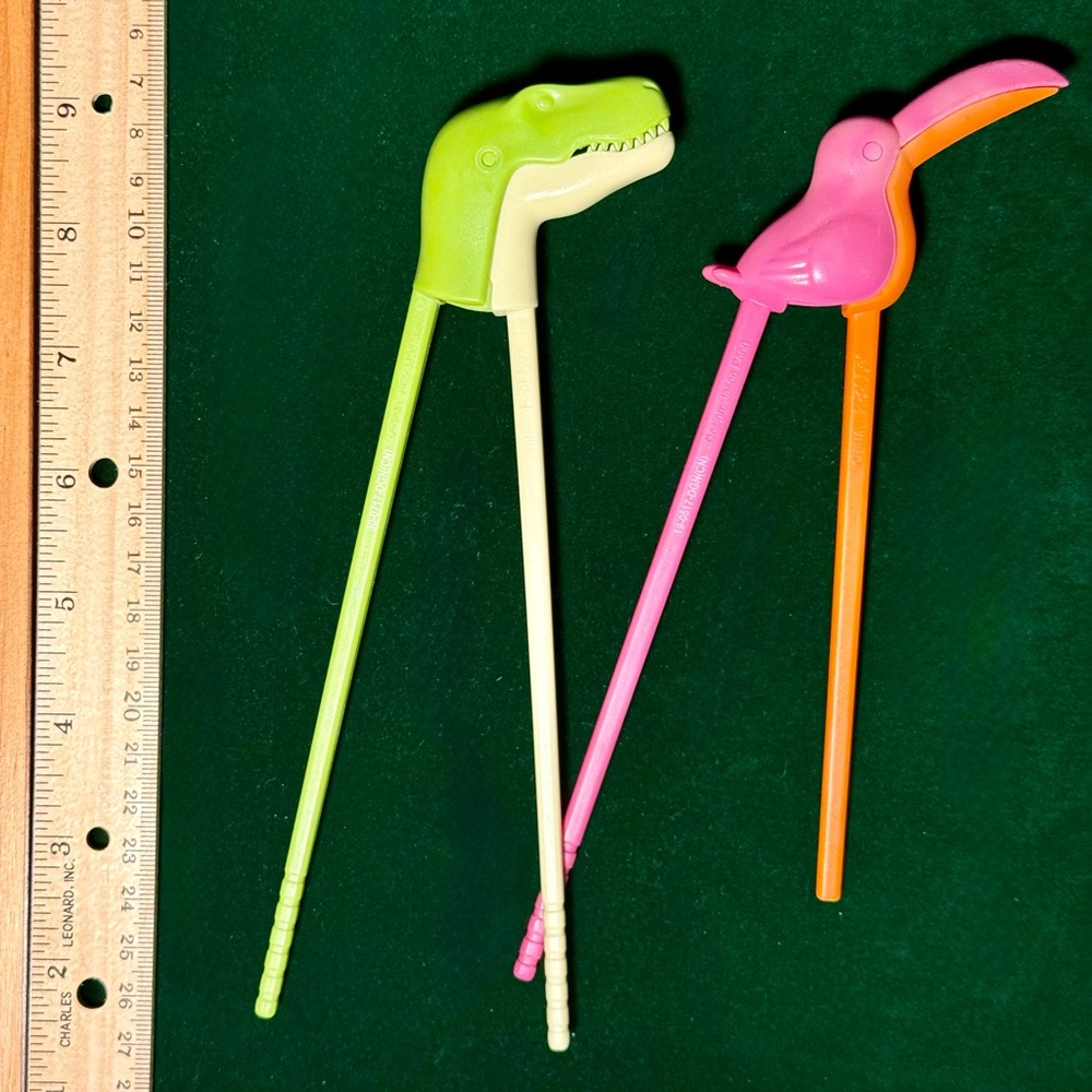 Kids Chopsticks - Dinosaur & Flamingo